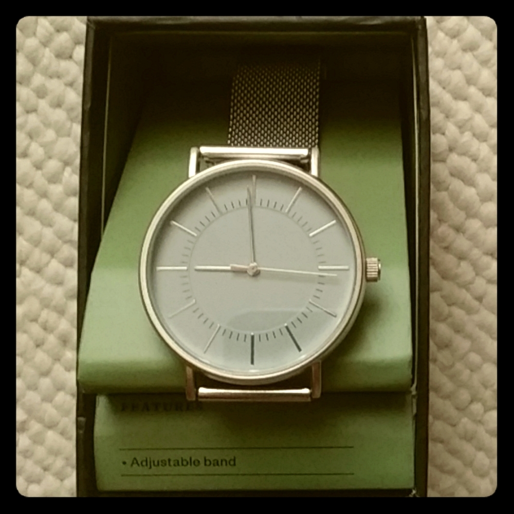 Men's stainless steel watch